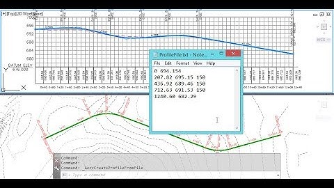 How to create a Civil 3D Profile using an ASCII file.