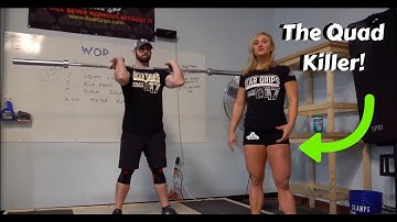 How to Perform Front Squats (The Quad Killer!)