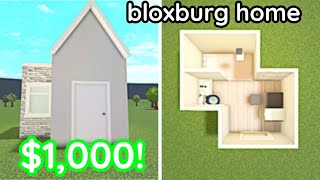 Building A 1K Bloxburg Starter House 1 Story Build