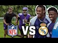 Justin jefferson vs real madrid super star vini jr in ultimate skills challenge