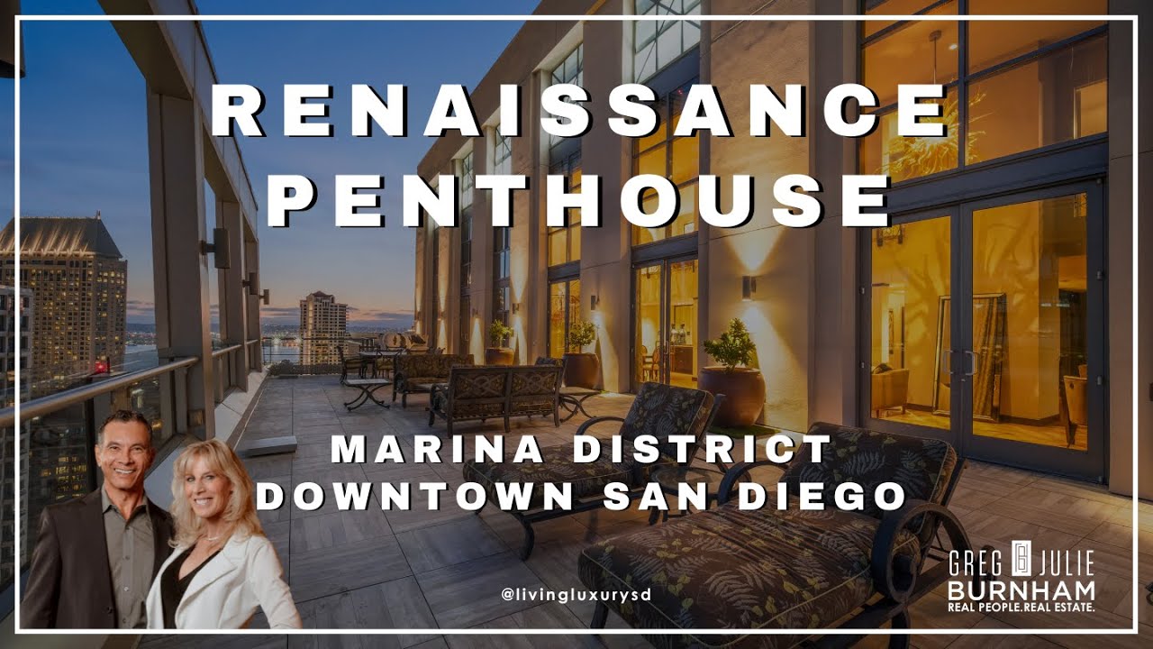 Renaissance Penthouse For Sale Downtown San Diego Marina District CA