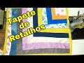 Tapete de retalhos com tiras muito fácil |AnaCarla