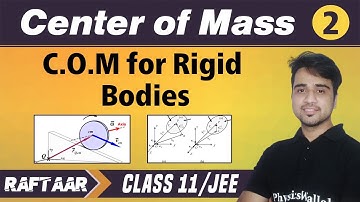 Center of Mass 02 | COM for Rigid Bodies | Class 11 JEE/ RAFTAAR