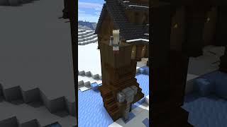Minecraft Viking Villager Statue Tutorial | Norse Style Statue Build