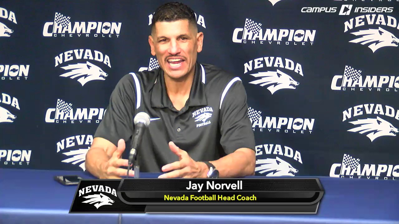 Press Conference With Head Football Coach Jay Norvell Announcing His 