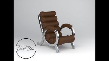 modeling sofa chair in 3Ds Max and render with V ray