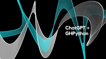 Random 3d Spiral made by OpenAI ChatGPT + GHPython in Grasshopper Rhino