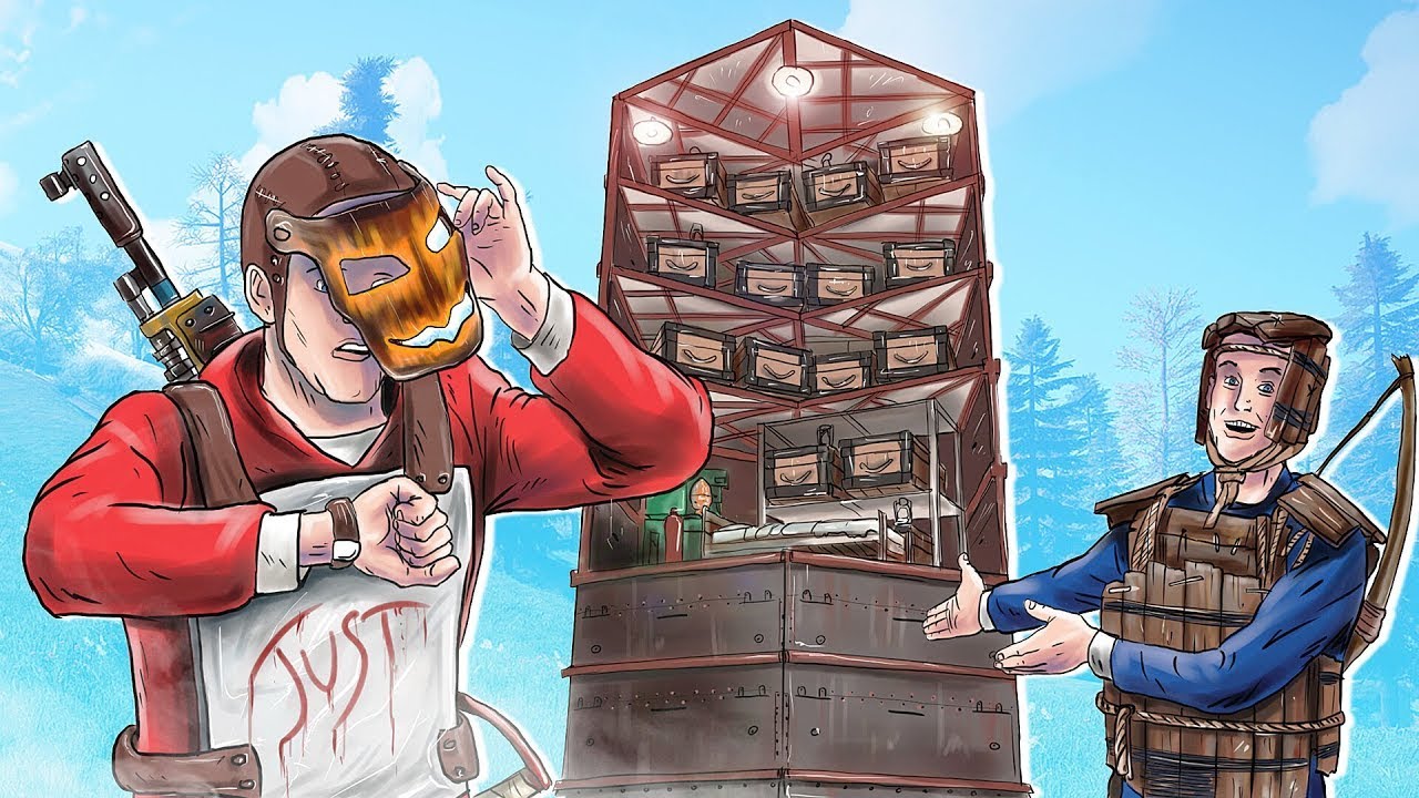 Нас все еще не зарейдили | Rust выживание на Batyarust