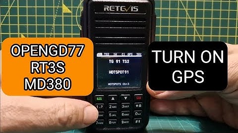 RT3S/MD380 Opengd 77 Turn on GPS