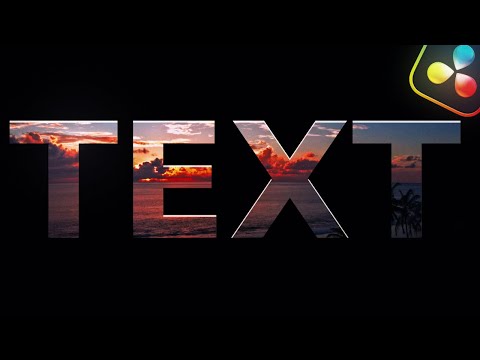 Zoom Through Text Intro or Zoom Transition in DaVinci Resolve 18 Tutorial