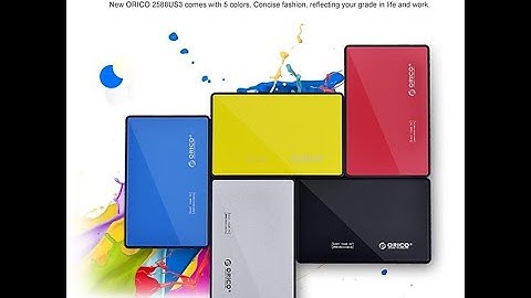 Orico 2.5" External Hard Drive Enclosure Unboxing (Model: 2588US3)