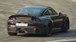 Yesterday, during a private test day at monza circuit i filmed this
mule of the next gen. 2020 porsche 911 992 gt3. we can see that one
gt3 hallm...