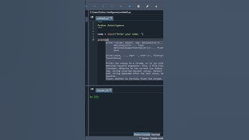 #Python How to Get User Input?