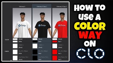 Clo3d Tutorial: Introduction to Colourway  (Experiment with Different colours)