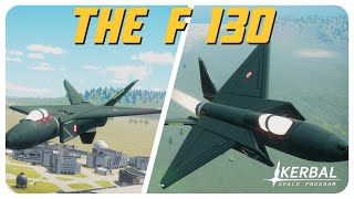 The F-130 Stealth Fighter Jet | KSP Showcase