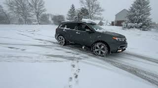 2012 Acura MDX SHAWD In the Snow!