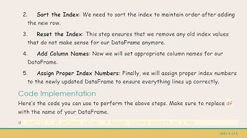 How to Reset a pandas DataFrame Index Back to Rows