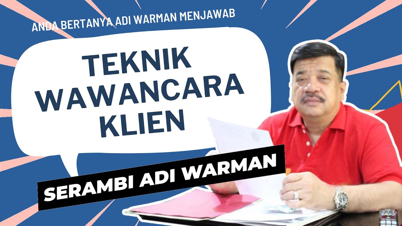 Teknik Wawancara Klien