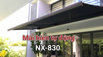 Mái hiên bạt cuốn tự động nx-830 | mái hiên di động | Trinh AGS