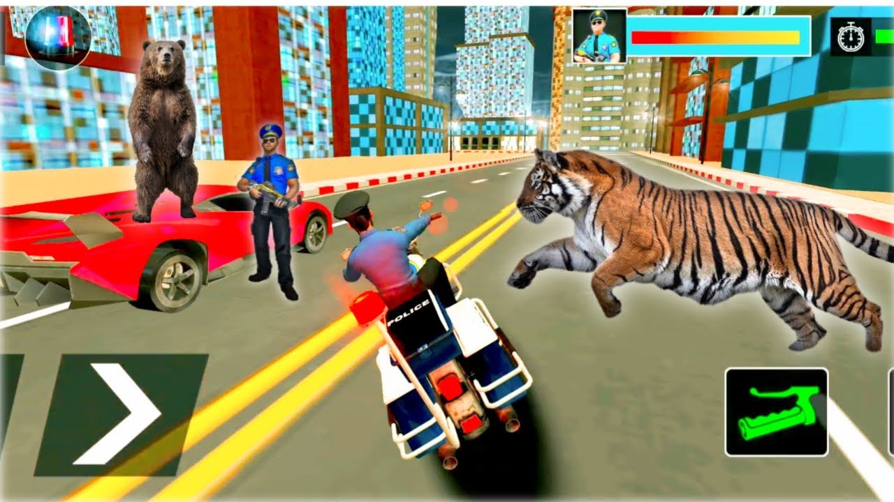 Police Bike Simulator - The police caught the criminal in city🚔🚔🚔⚡ Android Gameplay #14  