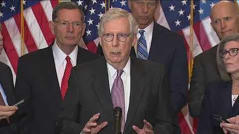 Senate Republican leader Mitch McConnell hospitalized after fall