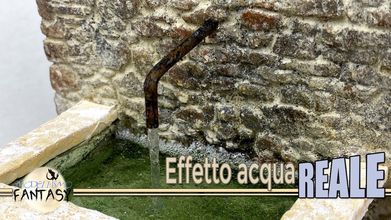 Costruire una fontana per presepe con effetto acqua reale #26