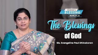 Wealth & Honor Is Yours | Sis. Evangeline Paul Dhinakaran | Today's Blessing