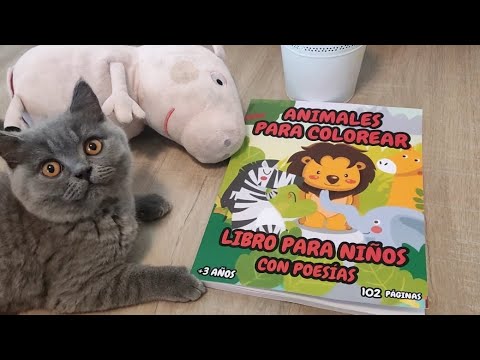 Peppa Pig y el libro de animales para niños para colorear con cuentos infantiles