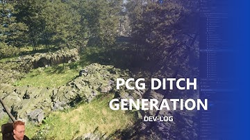 PCG Ditch Generation and Landscape Deforming Unreal Engine 5 | Games By Hyper Devlog