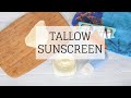 Tallow Sunscreen Recipe | SUNSCREEN RECIPE WITH ZINC OXIDE | Bumblebee Apothecary