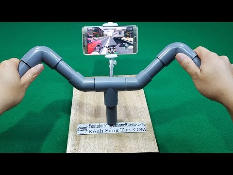 Video Chế tay lái chơi game đua xe máy cho smartphone - youtube