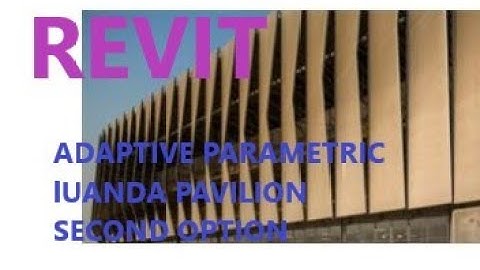 Revit adaptive parametric modelling (Rotating panels Luanda pavilion option -2 ) tutorial