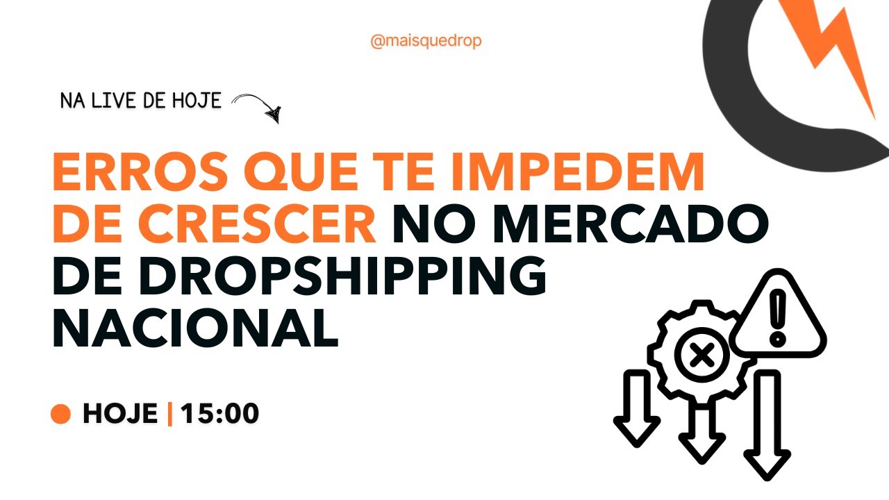 Erros que te impedem de crescer no mercado de Dropshipping Nacional ...