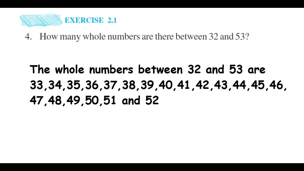 How Many Whole Numbers Are There Between 32 And 53 Ex 2 1 4q Whole How Many Whole Numbers Are There Between 32 And 53 Ex 2 1 4q Whole