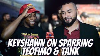 ⚠️HONEST⚠️ Keyshawn Davis sparred Teofimo Lopez & Gervonta Tank Davis #teofimolopez #keyshawndavis