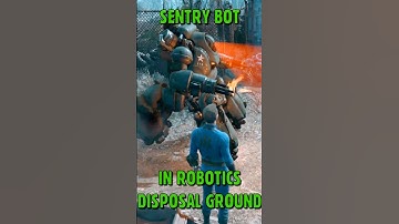 Fallout 4: Sentry Bot in the Robotics Disposal Ground