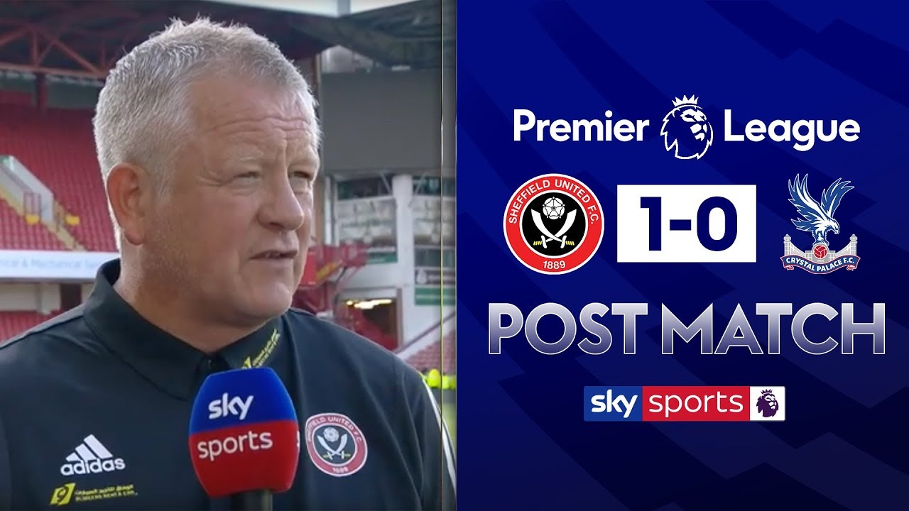 Chris Wilder reacts to Sheffield Utd's first PL win since 2007 | Sheffield Utd 1-0 Crystal Palace