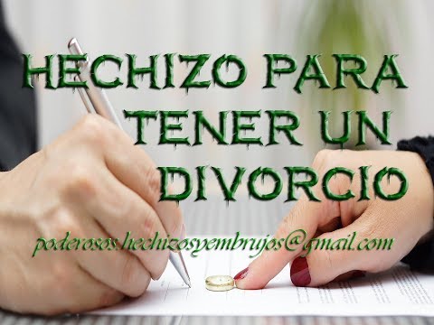 Video: Cómo Conseguir Que Tu Marido Se Divorcie De Ti