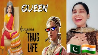 Ultimate Kangana Ranaut Thug Life | Savage Moment of kanganaThe Real Queen of Bollywood | reaction