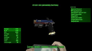 Fallout 4 Mod Testing(XB Series X) - STI 2011 DVC (Updated) + WR replacer and equip animation