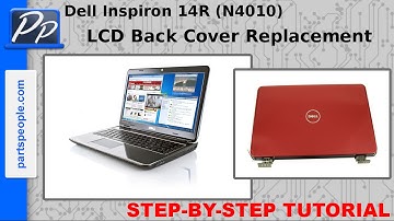 Dell Inspiron 14R (N4010) LCD Back Cover Video Tutorial Teardown