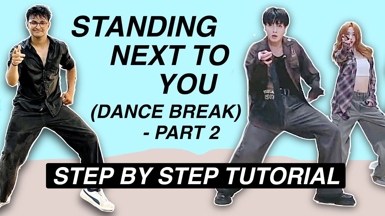 'Standing Next to You' (Dance Break) Le Sserafim *STEP BY STEP TUTORIAL* (Beginner Friendly)