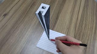 Crafting a 3D Letter A Masterpiece! 🎨✨