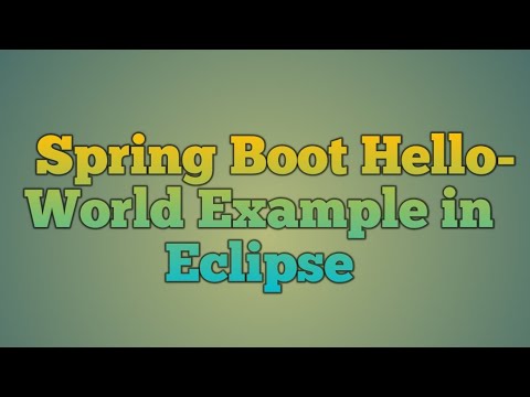 eclipse spring boot