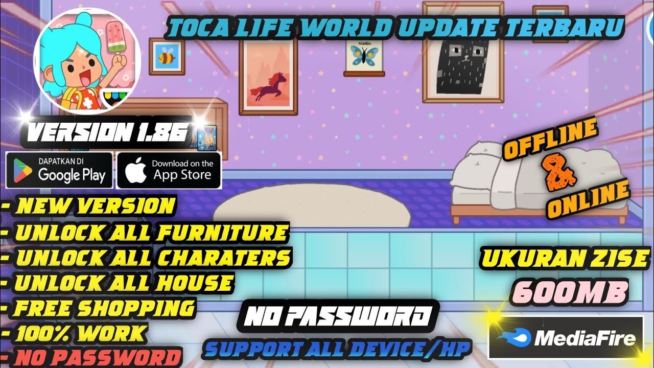 Update Toca Life World Mod Apk versi 1.86 Latest Version