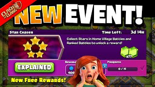 NEW Star Chaser Event Explained - FREE Gems & Rewards for Everyone in Clash of Clans! screenshot 4