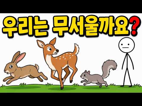 동물들은 왜 인간을 무서워할까요?
