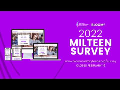 NMFAxBLOOM MilTeen Survey 2022