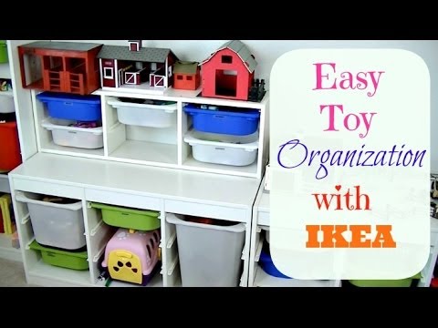 How to Organize Playroom Toys with IKEA