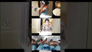 Photos of bride and bride maid at travellers wedding
